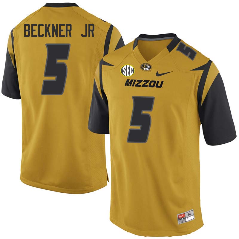 Men #5 Terry Beckner Jr Missouri Tigers College Football Jerseys Sale-Yellow - Click Image to Close